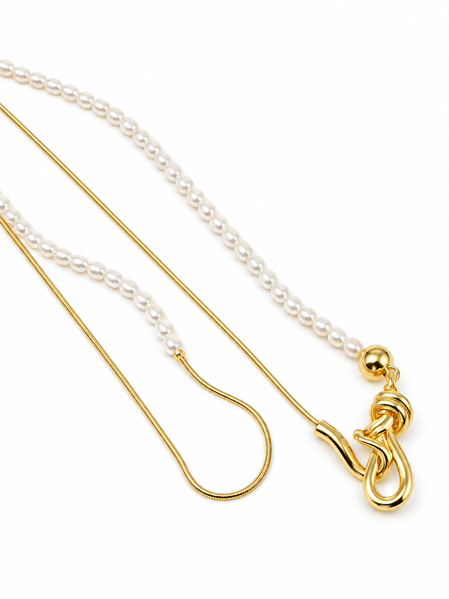 ELENE Hybrid Necklace flat lay cutout